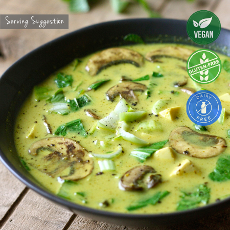 LGM Gourmet - Vegan Thaï Green Curry with Shiitake Mushroom (220g) 