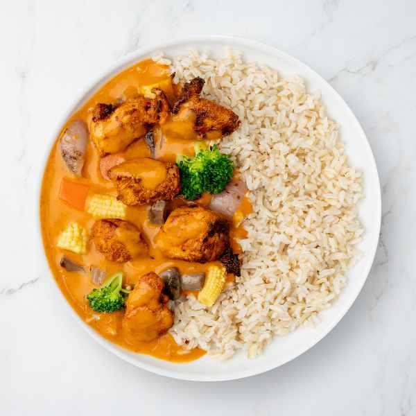 Lean Thai Red Chicken Curry 