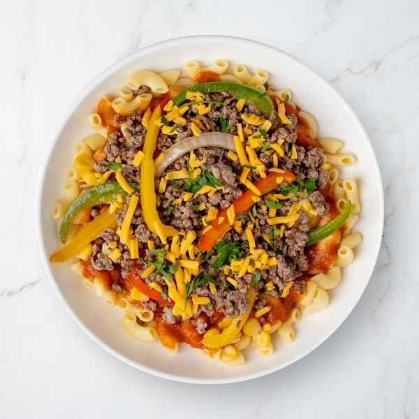 Beef Taco Pasta