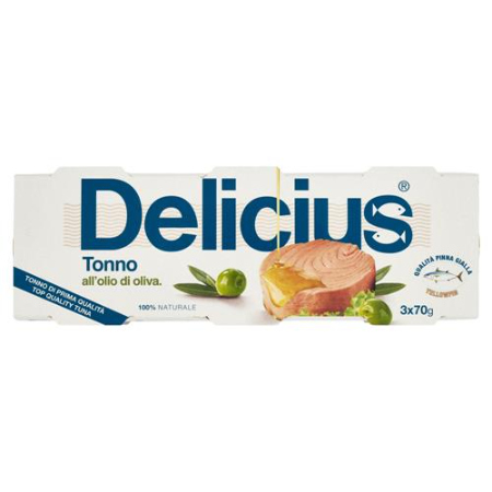 Delicius Tuna in Olive Oil 70g x 3