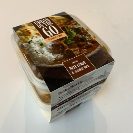 Urban On The Go - Creole Beef Curry & Jasmine Rice 400g