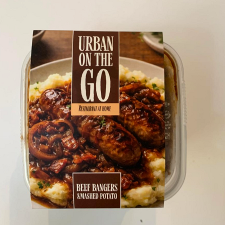 Urban On The Go - Beef Bangers & Mashed Potato 400g