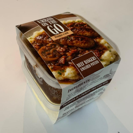 Urban On The Go - Beef Bangers & Mashed Potato 400g
