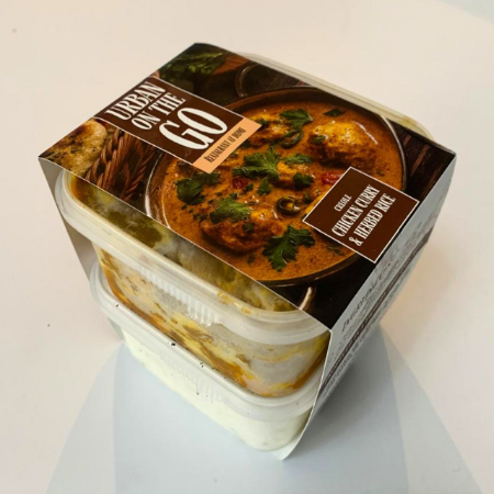 Urban On The Go - Chicken Curry & Herb Rice 400g