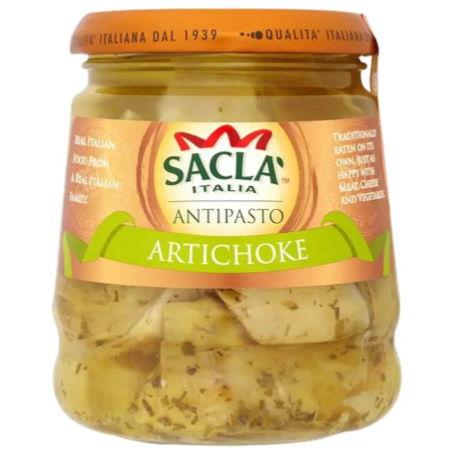 Sacla Seasoned Artichoke Hearts 285g