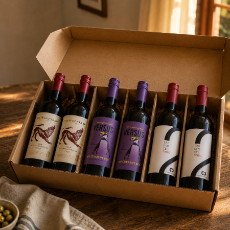 Budget Red Wine Selection.