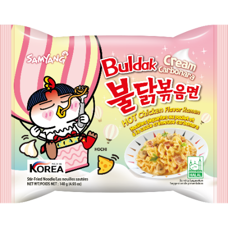 Samyang Buldak Carbonara Hot Chicken Flavor Ramen 140g