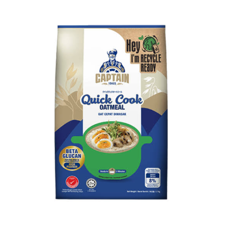 Captain Quick Cook Oatmeal 1.1kg