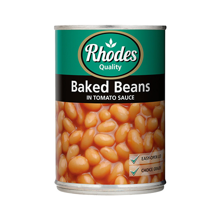 Rhodes Baked Beans in Tomato Sauce 410g